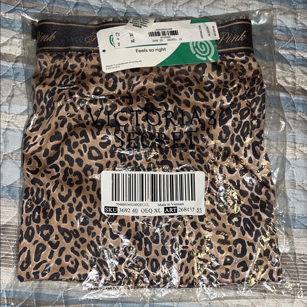 Victoria's Secret PINK Animal Print Pajama Boxer Shorts